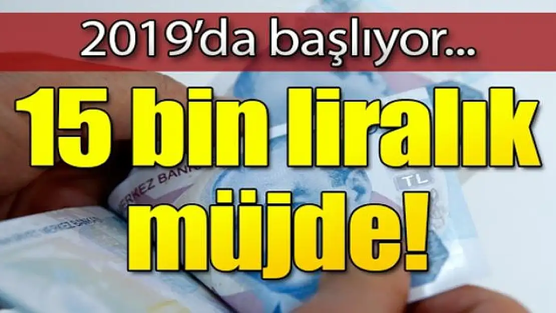 Evlenen gençlere 15 bin TL destek!