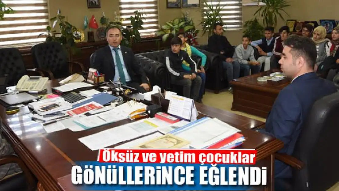 Öksüz ve yetim çocuklar gönüllerince eğlendi