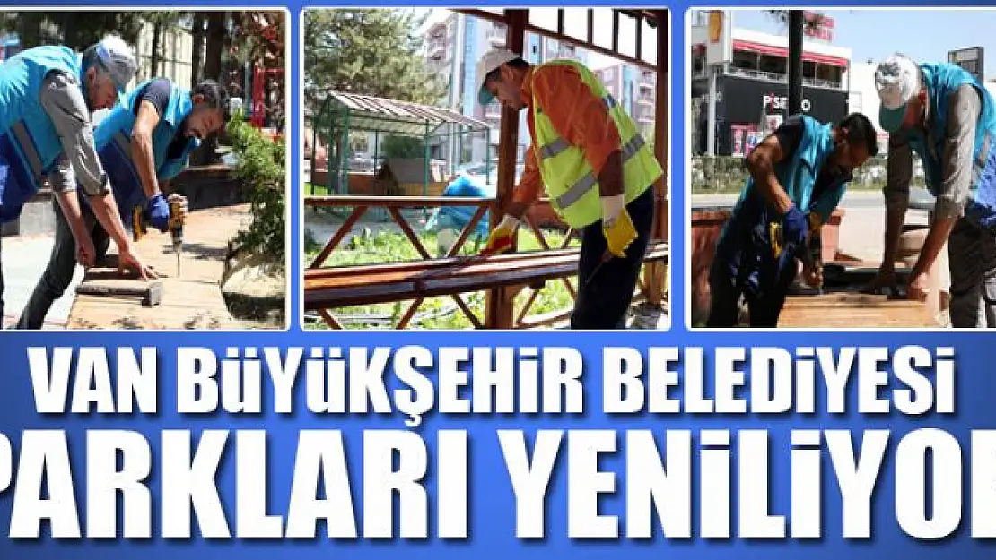 Büyükşehir parkları yeniliyor