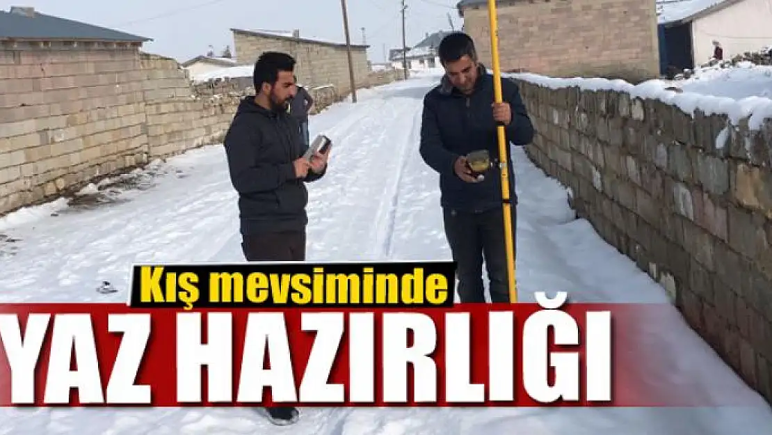 Kış mevsiminde yaz hazırlığı