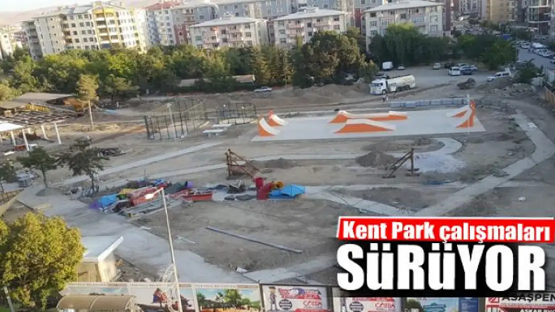 Öztürk 'Kentpark' şantiyesinde incelemelerde bulundu 