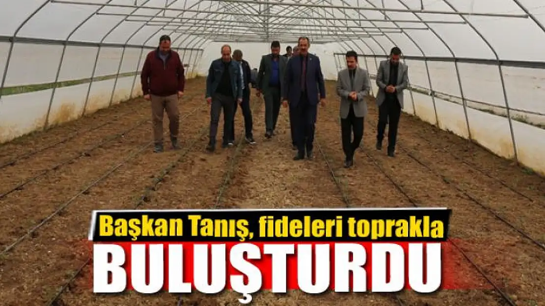 Başkan Tanış, fideleri toprakla buluşturdu