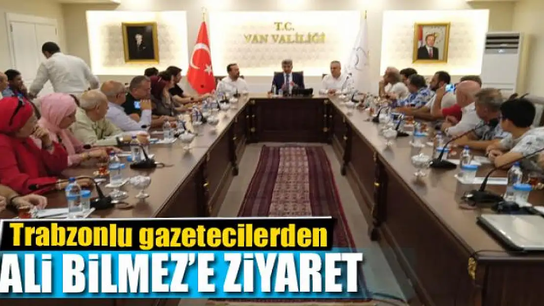 Trabzonlu gazetecilerden Vali Bilmez'e ziyaret