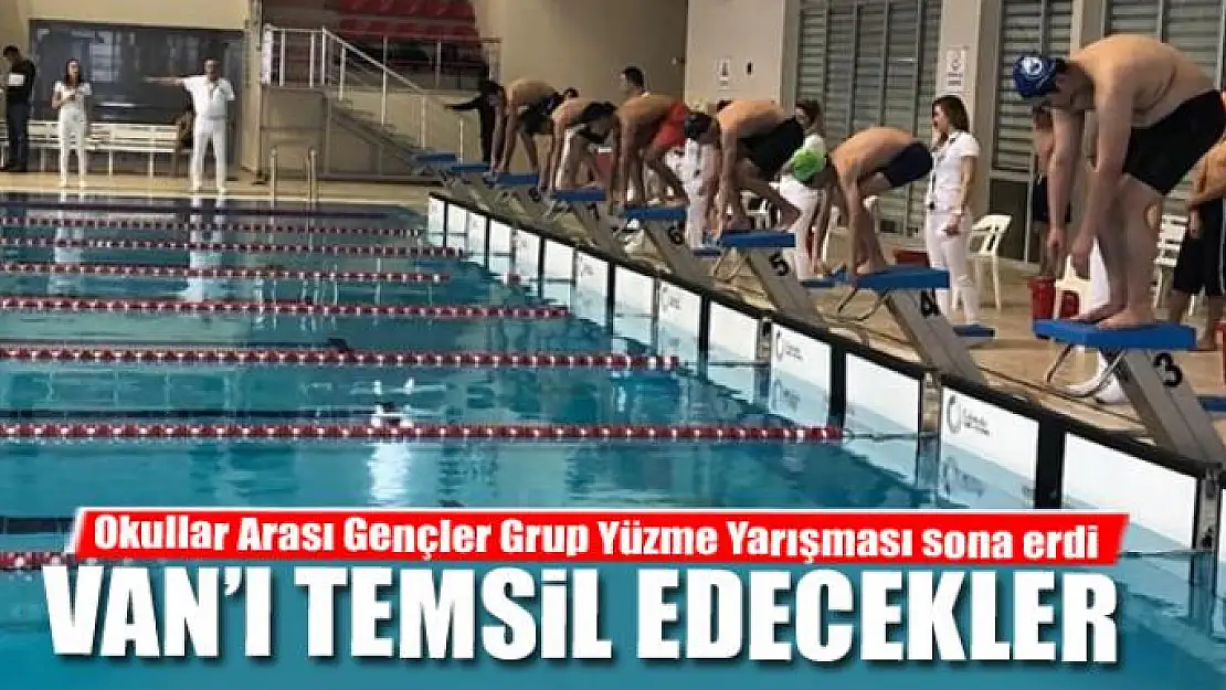 Okullar Arası Gençler Grup Yüzme Yarışması sona erdi 