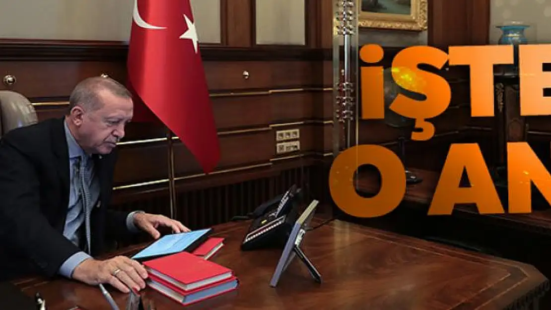 Cumhurbaşkanı Erdoğan emri verdi! İşte o anlar