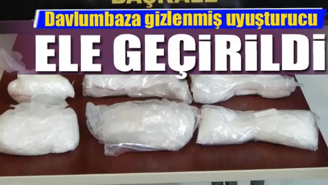 Davlumbaza gizlenmiş 1 kilo 138 gram uyuşturucu ele geçirildi