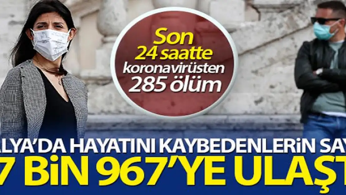 İtalya'da son 24 saatte korona virüsten 285 ölüm