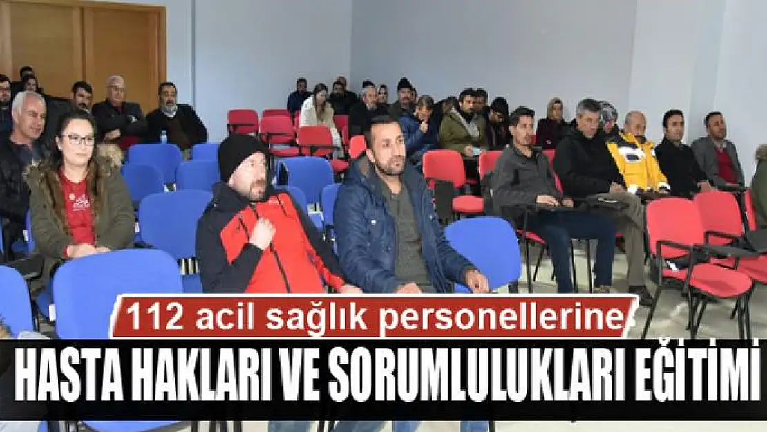 Van'da 'hasta hakları ve sorumlulukları' eğitimi