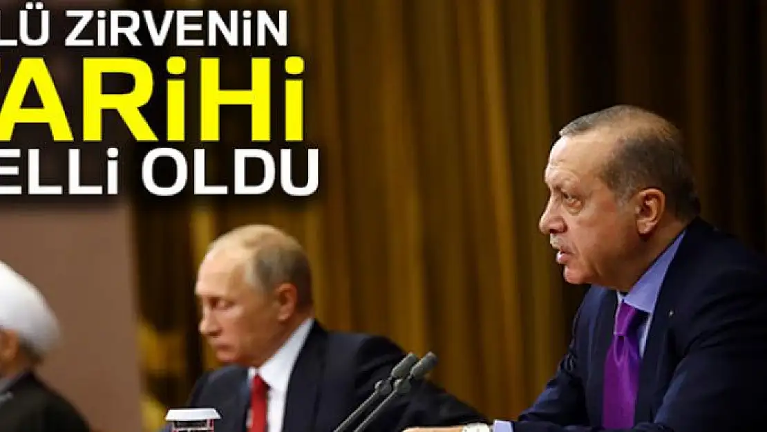 Cumhurbaşkanı Erdoğan, Putin ve Ruhani ile Ankara'da buluşacak