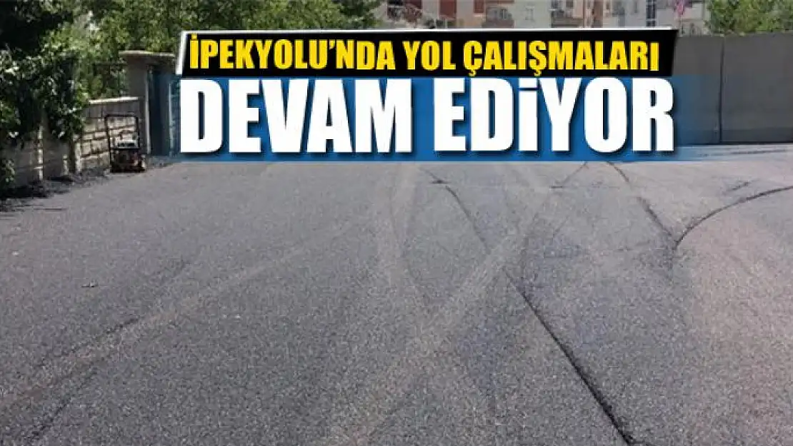 İpekyolu belediyesinin yol çalışmaları 