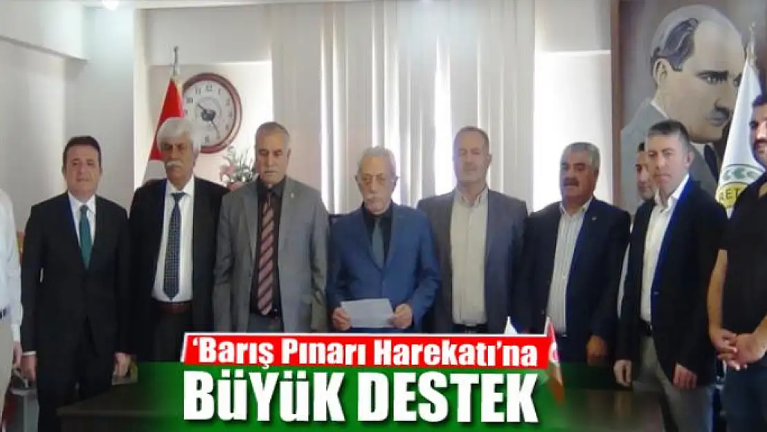 Erciş'ten 'Barış Pınarı Harekatı'na destek