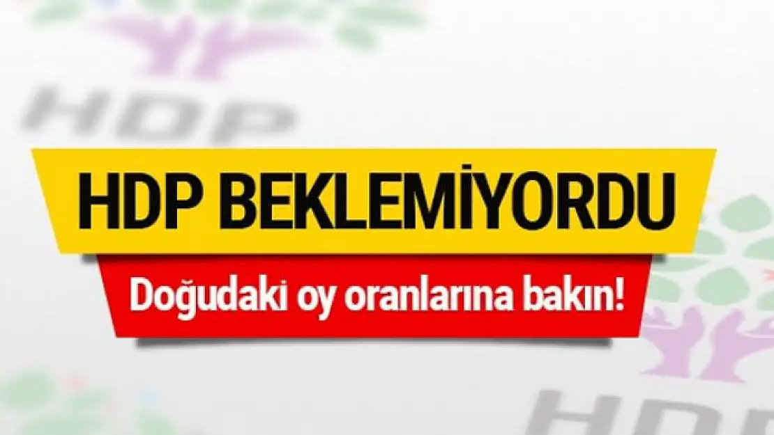 HDP'nin oyları doğuda düştü batıda yükseldi