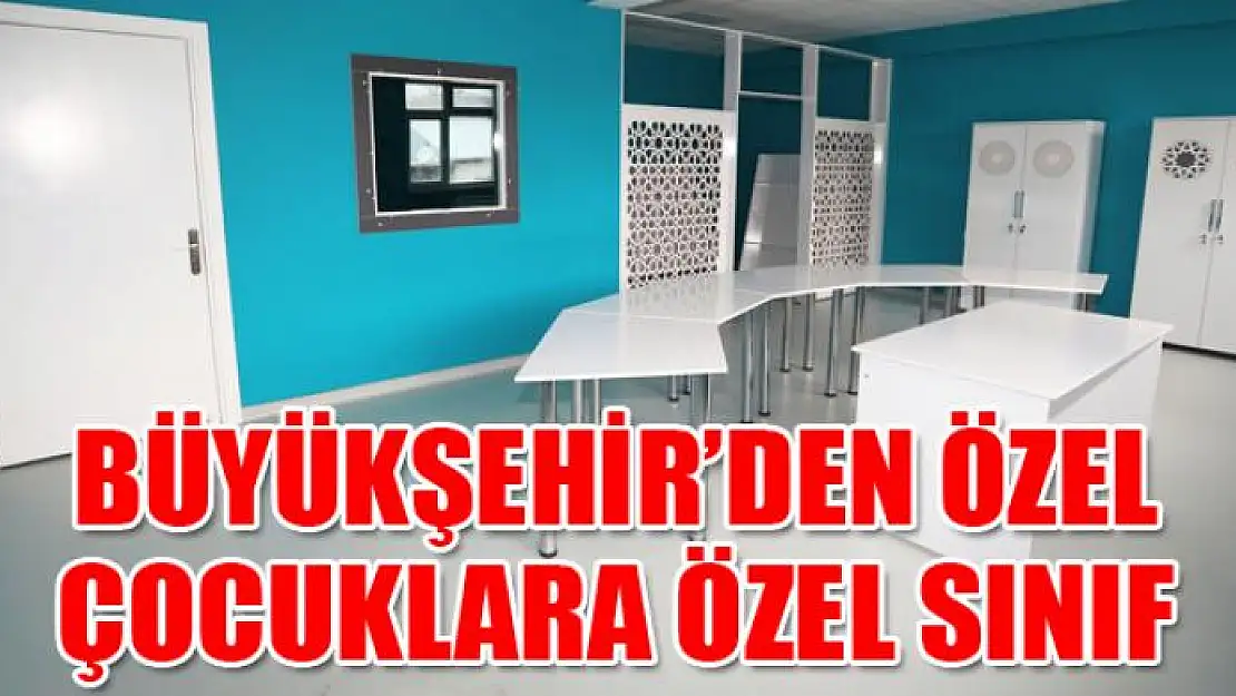 Van Büyükşehir Belediyesinden özel çocuklara özel sınıf