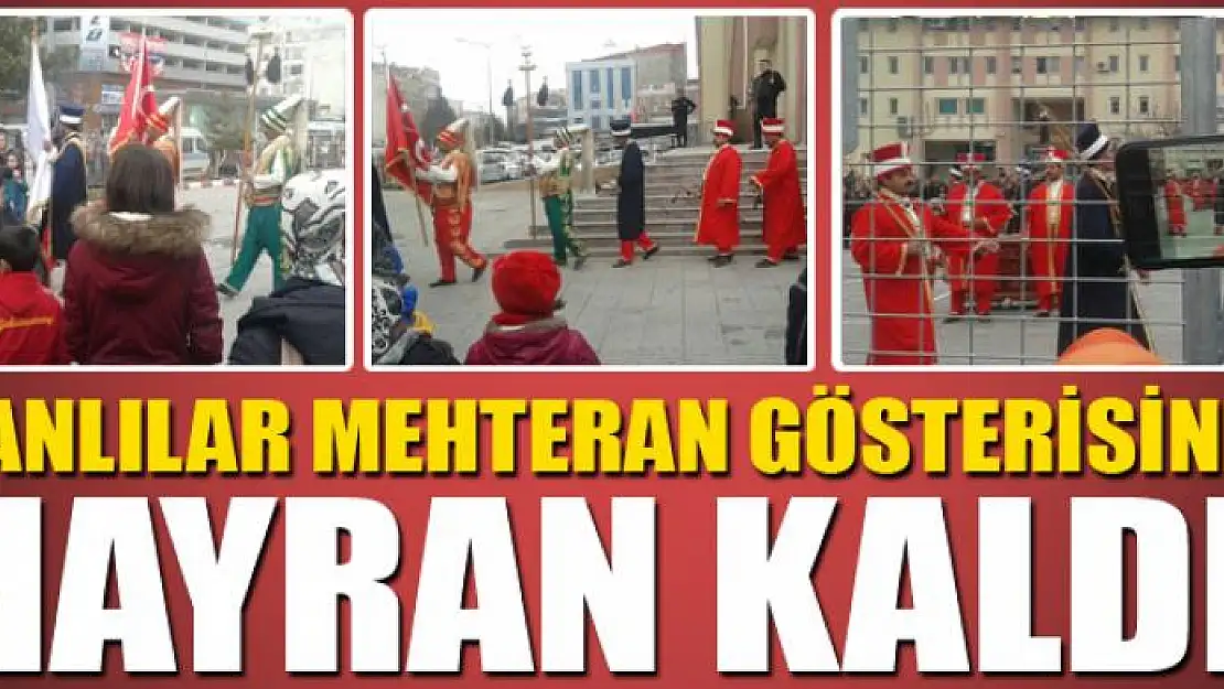 Vanlılar mehteran gösterisine hayran kaldı