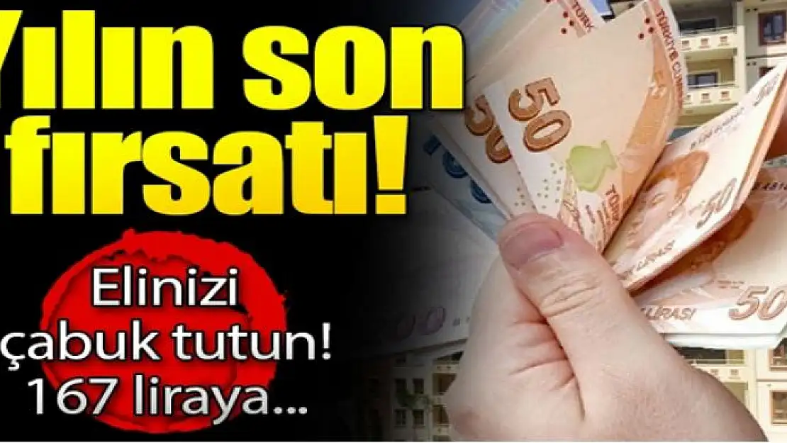 TOKİ'den yılın son fırsatı: 167 lira taksit