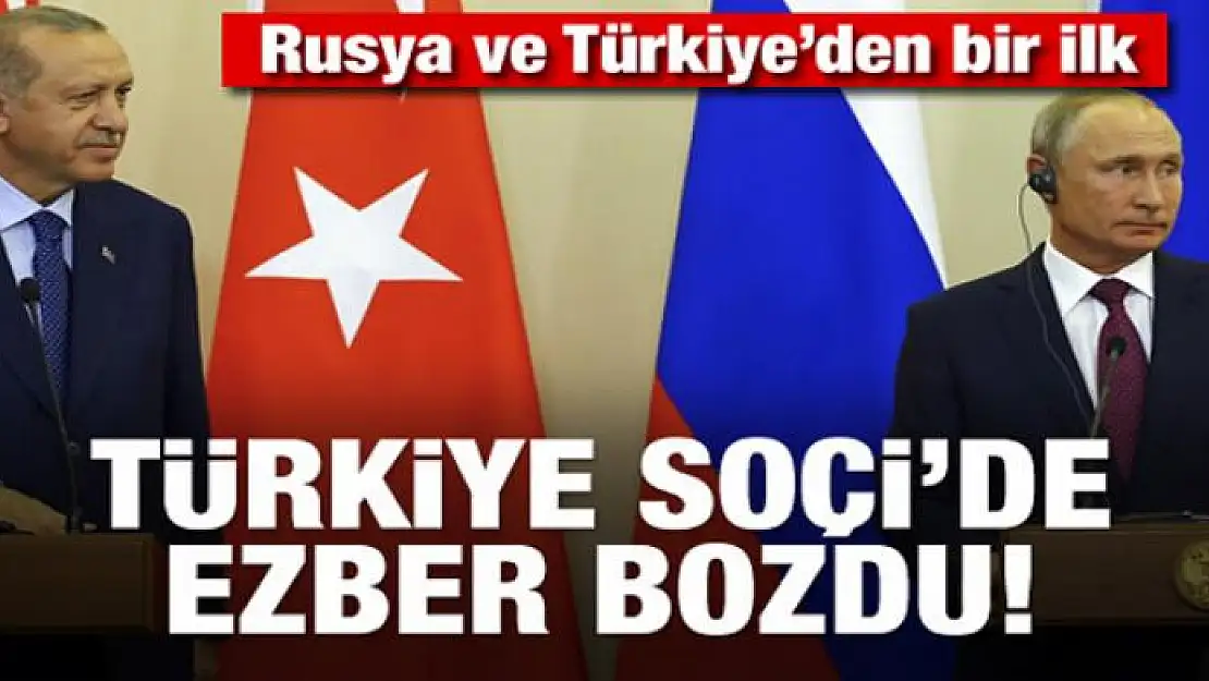 Türkiye ve Rusya ezber bozdu! Bir ilk olacak