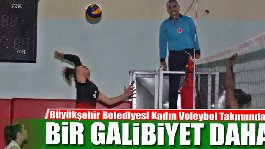 Büyükşehir Belediyesi Kadın Voleybol Takımından bir galibiyet daha