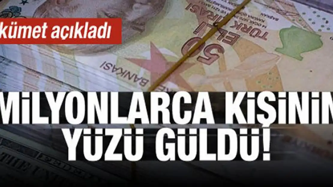 Ekonomi paketiyle 30 milyona yakın kişinin yüzü güldü!