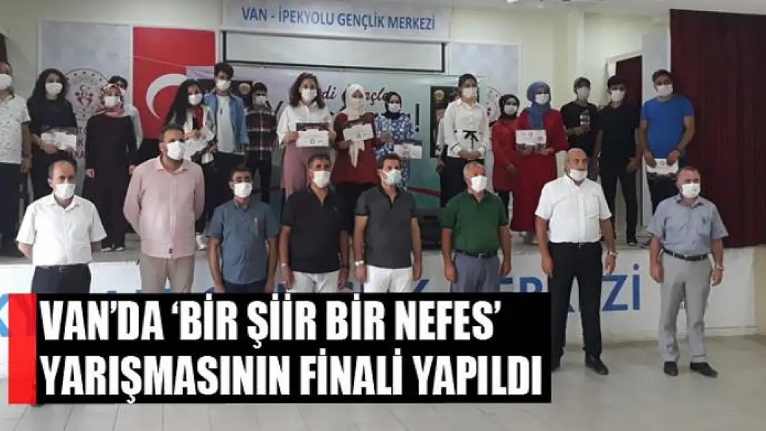 Van'da 'Bir şiir bir nefes' yarışmasının finali yapıldı