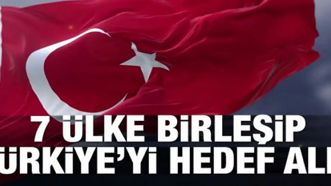 7 ülke birleşip Türkiye'yi hedef aldı!