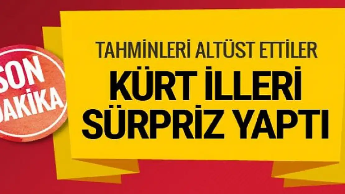 Kürt illeri referandum sonuçları bomba! Kimse beklemiyordu