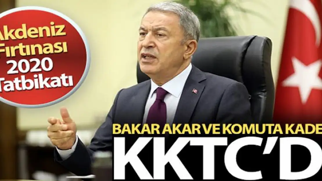 Milli Savunma Bakanı Akar ve TSK komuta kademesi KKTC'de