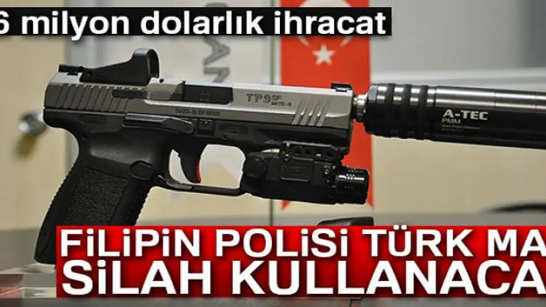 Filipin polisi Türk malı silah kullanacak