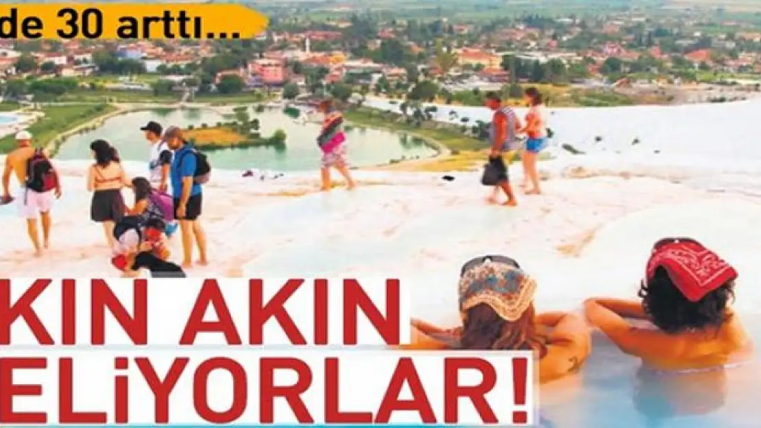 Turist sayısı rekor kırıyor 