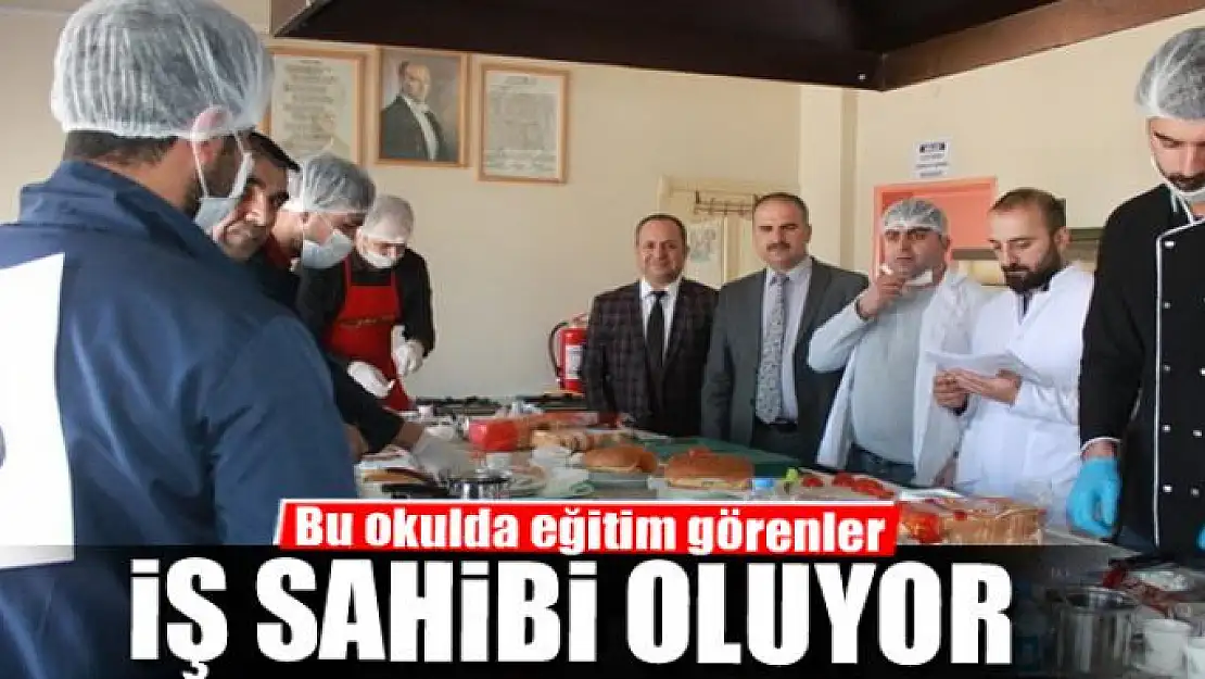 Bu okulda eğitim görenler iş sahibi oluyor