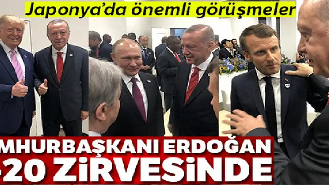 Cumhurbaşkanı Erdoğan G20 Zirvesi'nde