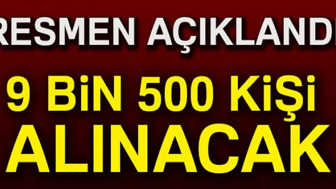 Diyanet'e 9 bin 500 kişi alınacak