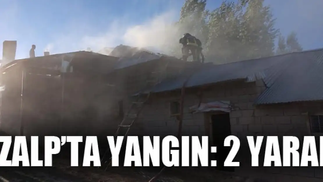 Özalp ilçesinde yangın: 2 yaralı