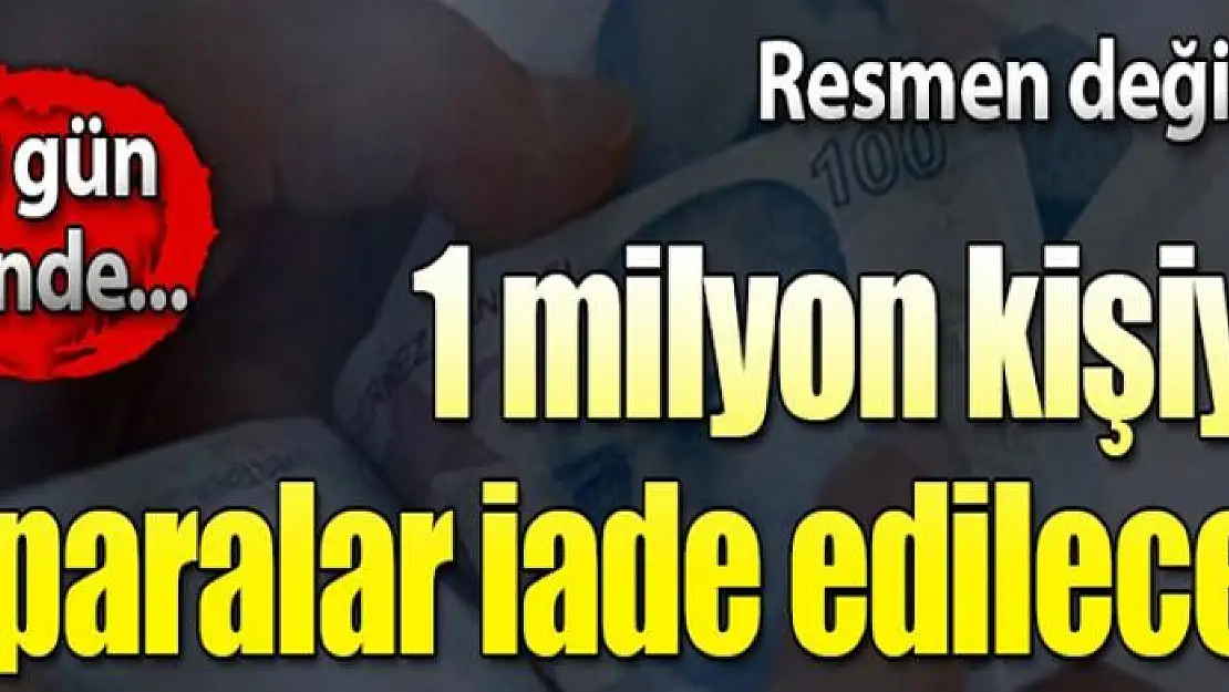 1 milyon mükellefe KDV iadesi yapılacak!