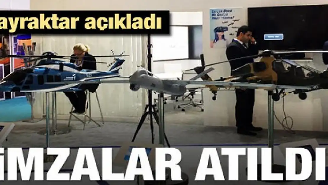 Bayraktar açıkladı! İmzalar atıldı