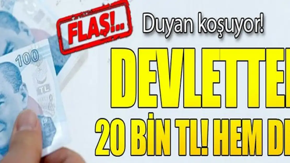 Devletten gençlere 20 bin TL'lik katkı