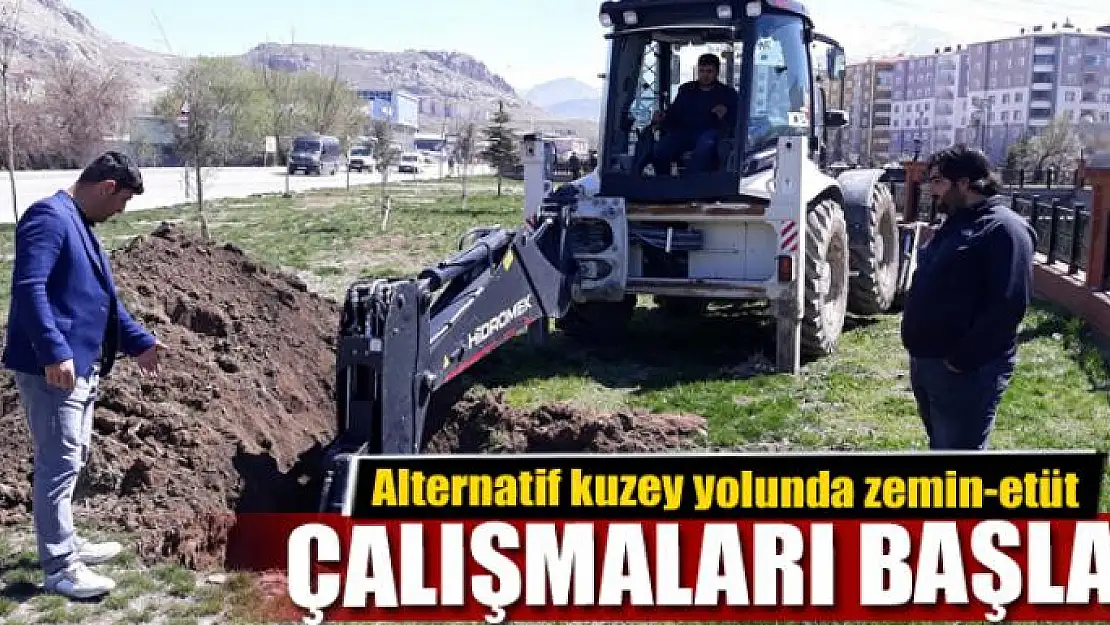 Alternatif kuzey yolunda zemin-etüt çalışmaları başladı