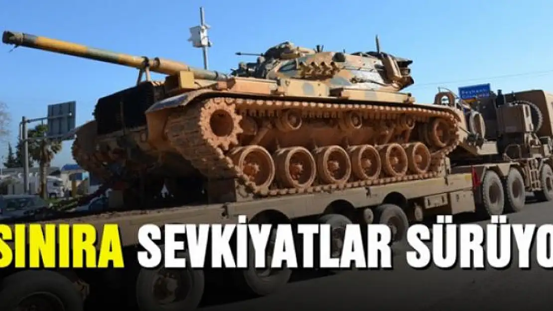 Sınır hattına obüs, tank ve komando sevkiyatı