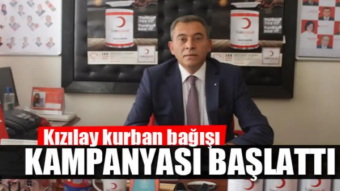 Kızılay'dan kurban bağışı kampanyası