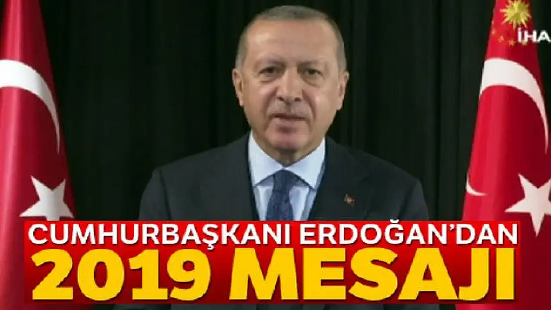 Cumhurbaşkanı Erdoğan'dan 'yeni yıl' mesajı