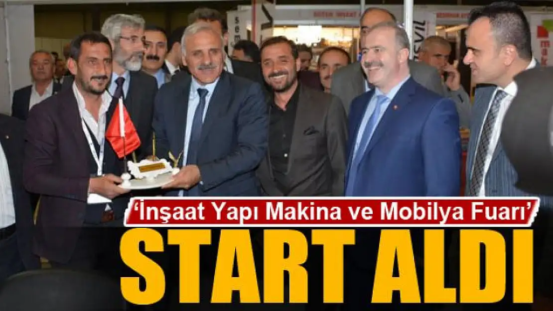 'İnşaat Yapı Makina ve Mobilya Fuarı' açıldı 