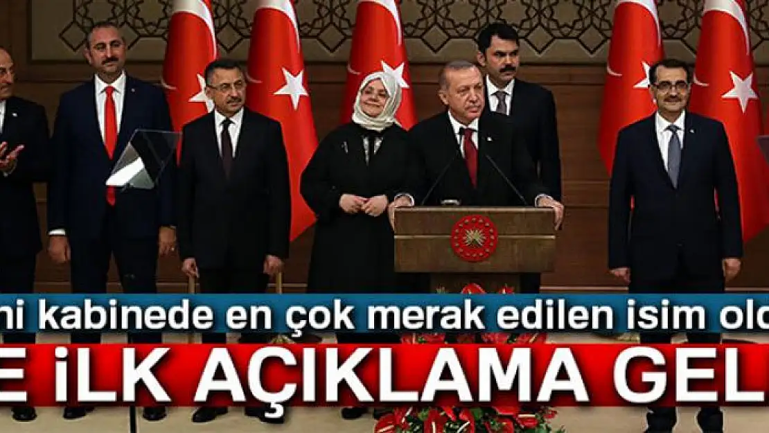 Yeni kabinede en çok merak edilen isim oldu!