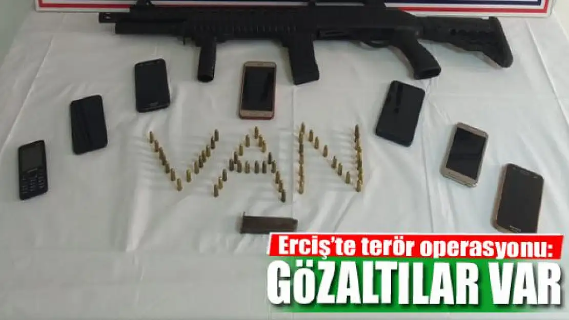 Erciş'te terör operasyonu: 13 gözaltı