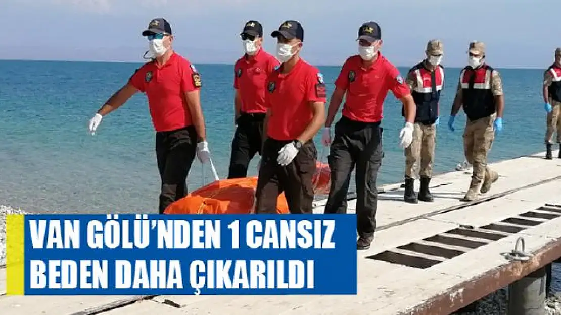 Van Gölü'nden 1 cansız beden daha çıkarıldı