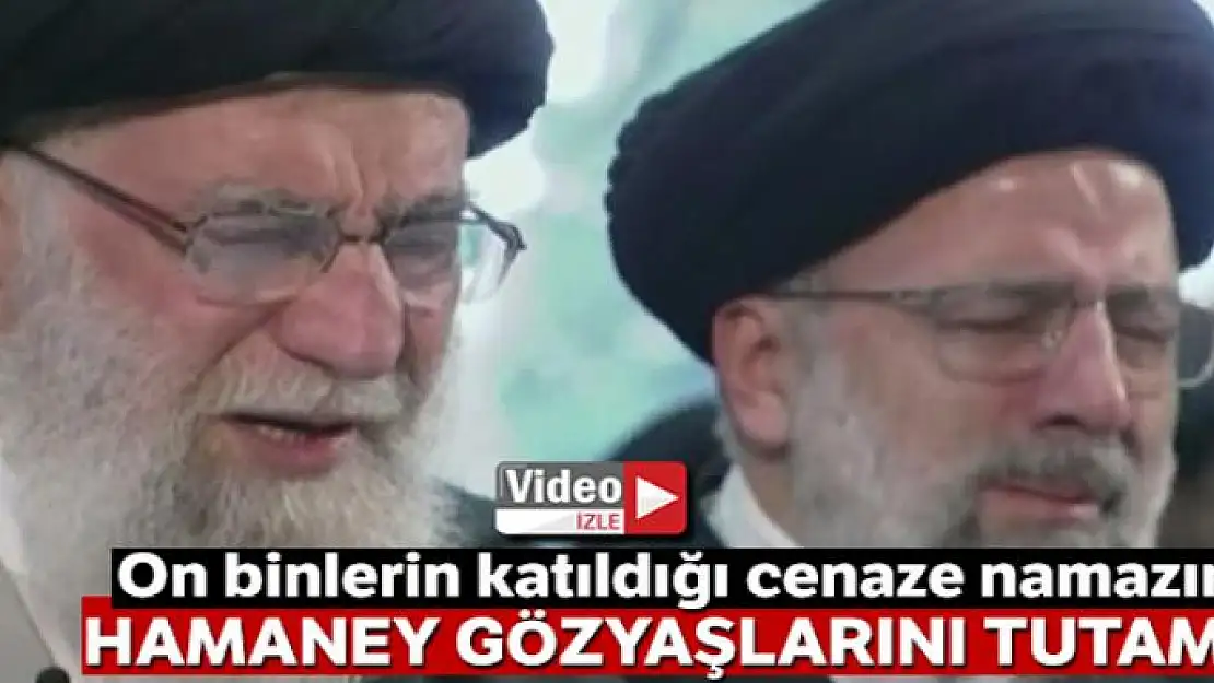 Hamaney, Süleymani'nin cenaze namazında gözyaşlarını tutamadı!