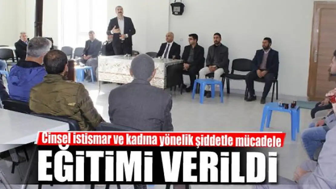 Muradiye'de 'cinsel istismar ve kadına yönelik şiddetle mücadele' eğitimi