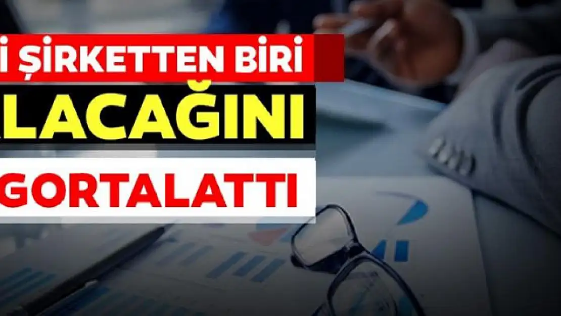 İki şirketten biri alacağını sigortaladı