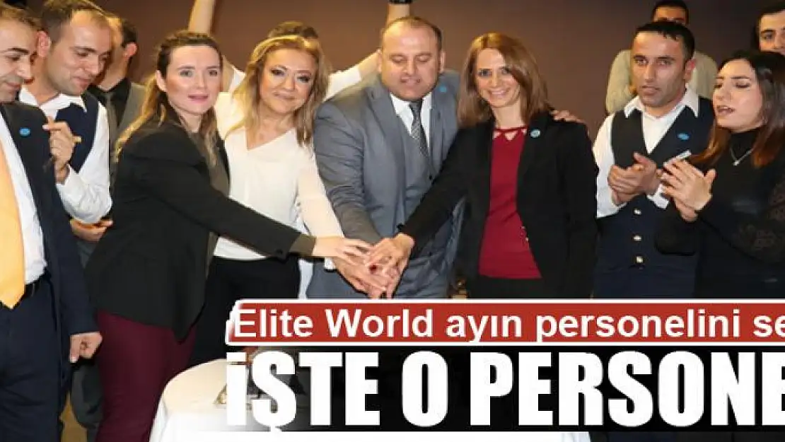 Elite World ayın personelini seçti