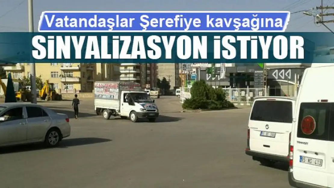 ﻿Vatandaşlar Şerefiye kavşağına sinyalizasyon istiyor