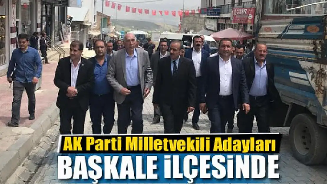 AK Parti Milletvekili Adayları Başkale'de