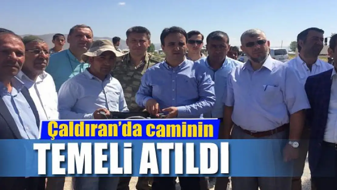 Çaldıran'da cami yapımı